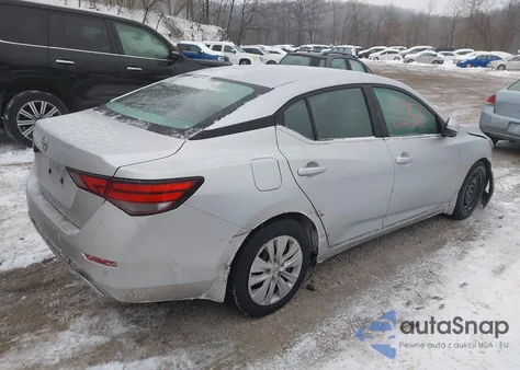 2020 Nissan Sentra S Xtronic Cvt z USA, uszkodzony, nr VIN 3N1AB8BV7LY310004